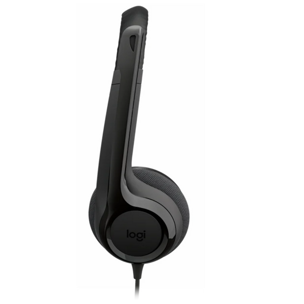 Logitech H390 headset side view image