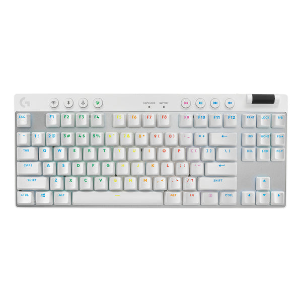 Logitech G PRO X TKL LIGHTSPEED Wireless Gaming Keyboard - Tactile - white product photo