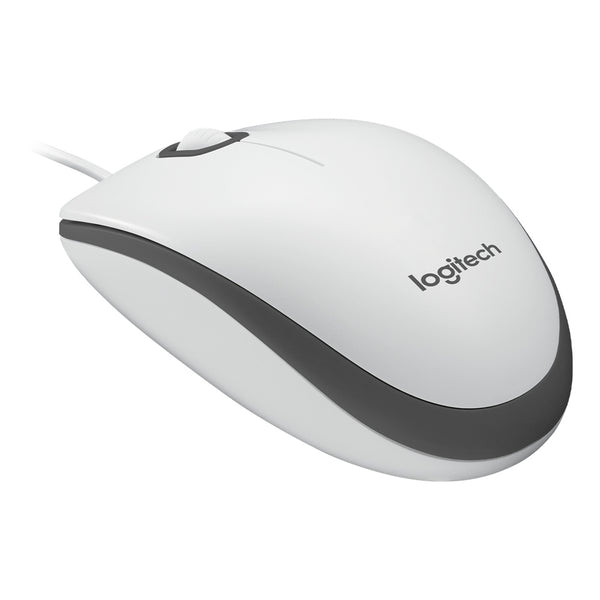 Logitech m100 usb mouse white product view 2