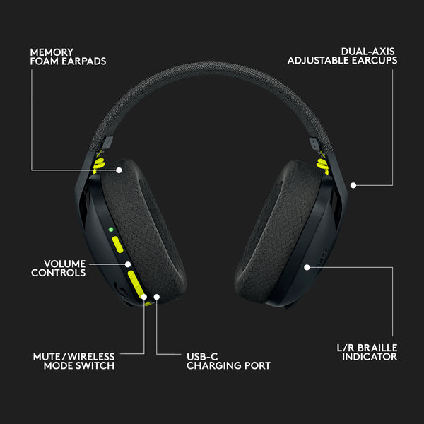 Logitech G435 LIGHTSPEED Wireless Gaming Headset