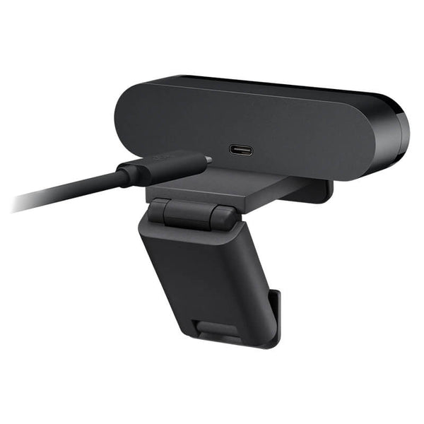 Logitech BRIO 4K webcam back view image