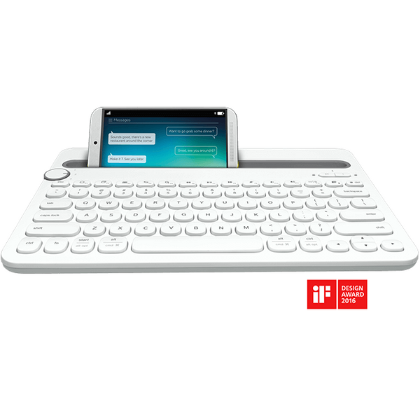 Logitech K480 with Macbook, monitor with Windows display, iPhone and tablet-Logitech Pakistan