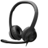 Logitech H390 Black headset with microphone front view image