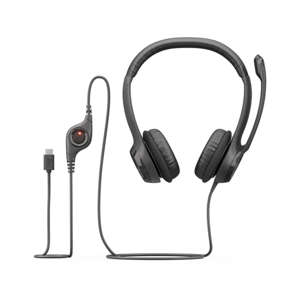 Logitech H390 USB-C Headset with Noise-Cancelling Mic
