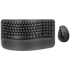 logitech wave keys and lift mouse combo graphite top view image