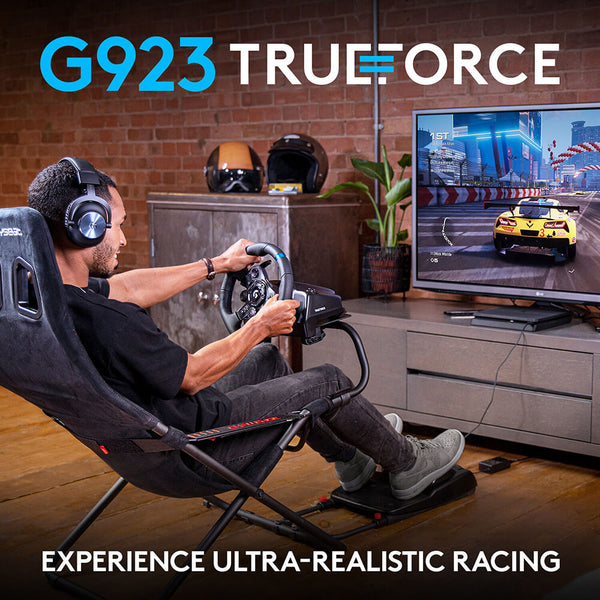 Logitech G923 Steering Wheel Trueforce Racing for PlayStation and PC