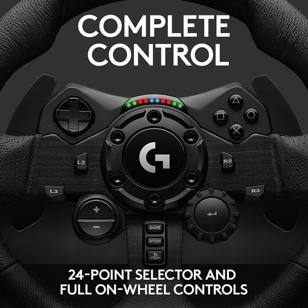 Logitech G923 Steering Wheel Trueforce Racing for PlayStation and PC