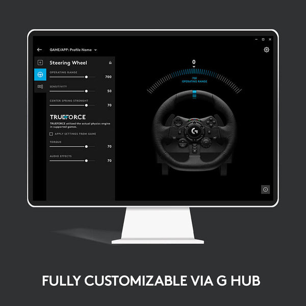 Logitech G923 Steering Wheel Trueforce Racing for PlayStation and PC