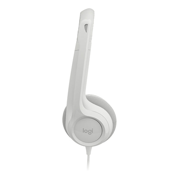 logitech h390 usb a headset off white — h390 gallery offwhite 3 1