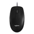 Logitech m100 usb mouse black product view 1