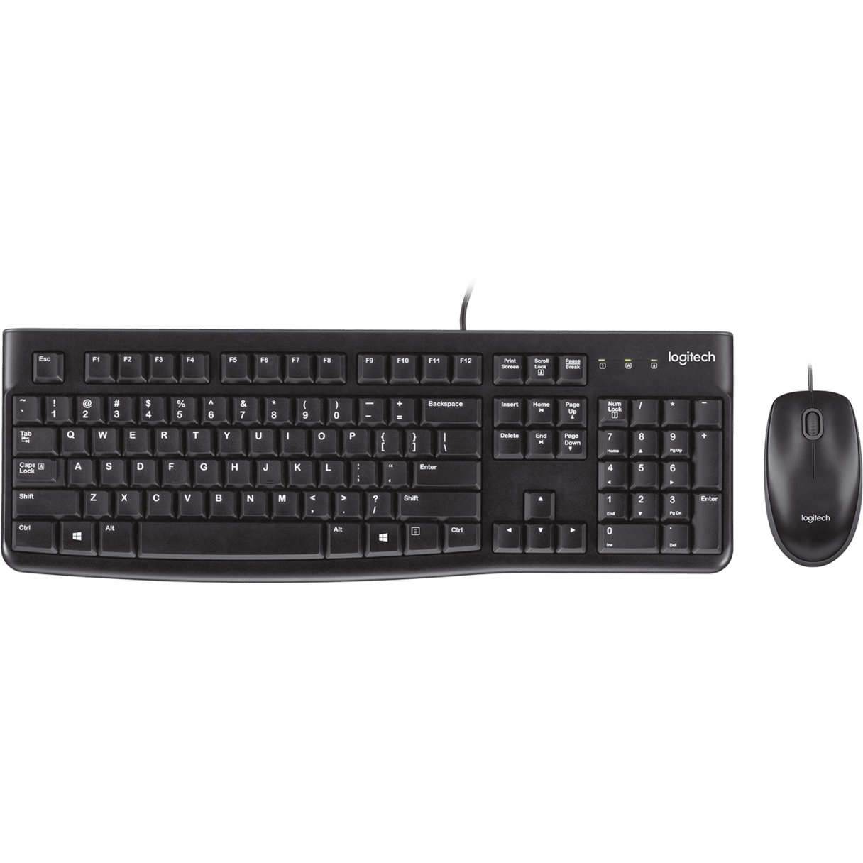 Teclado Mouse Logitech K120 Teclado Logitech Negro Logitech Wired