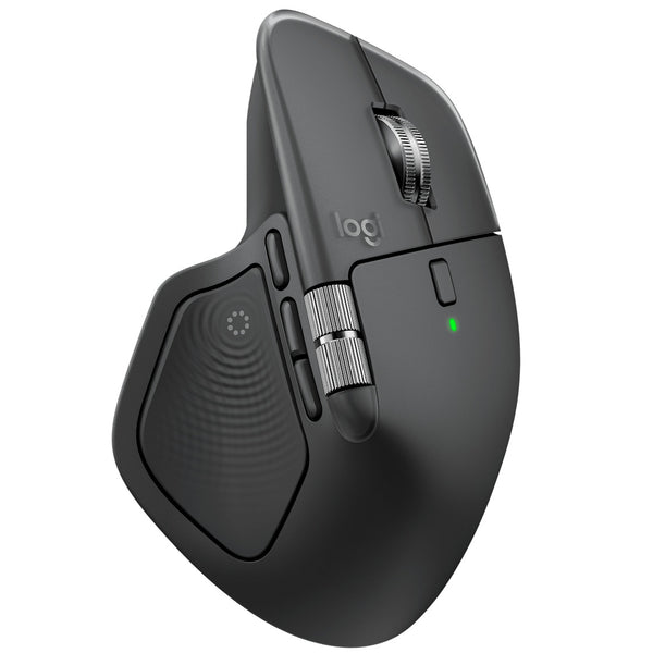 Logitech MX Master 4 Graphite Left Side View Image