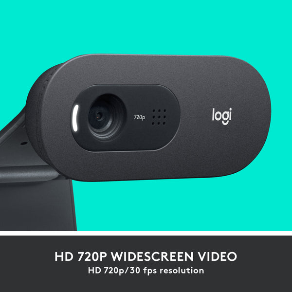 Logitech C505 HD Webcam with 720p and Long Range Mic