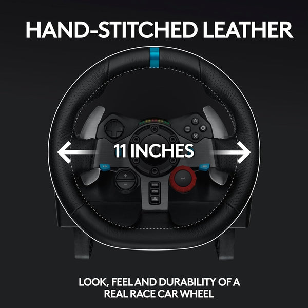 logitech g29 steering wheel hand stitched with leather - logitech pakistan