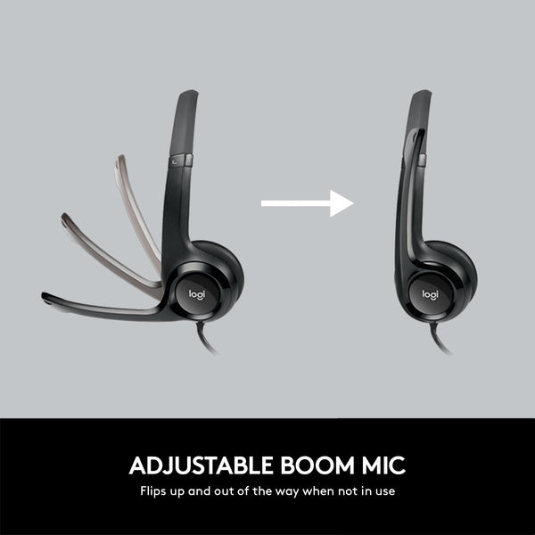 Logitech H3 Logitech H390 USB Headset with Noise-Cancelling Mic