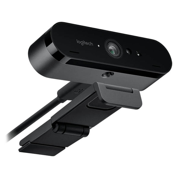 Logitech BRIO 4K webcam side image with cable