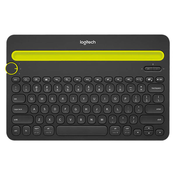 Logitech K480 with Macbook, monitor with Windows display, iPhone and tablet-Logitech Pakistan
