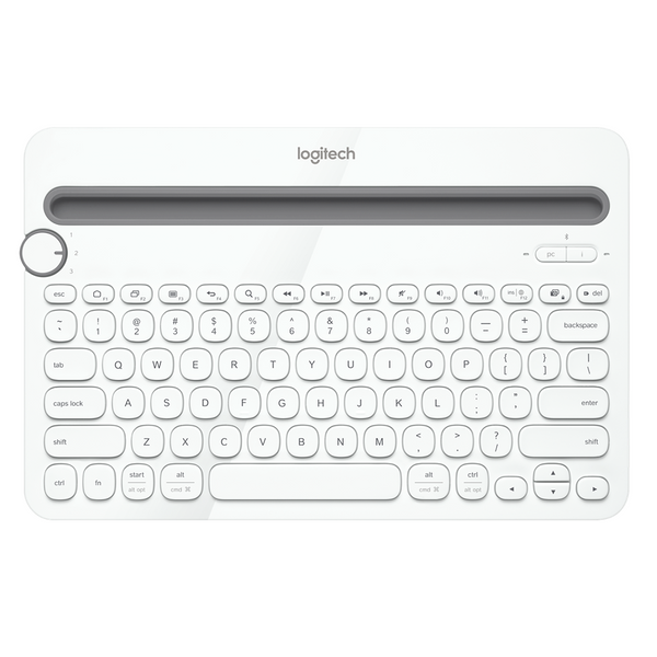 Logitech K480 with Macbook, monitor with Windows display, iPhone and tablet-Logitech Pakistan